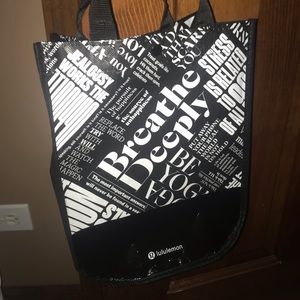 Black Lululemon Sports Bag